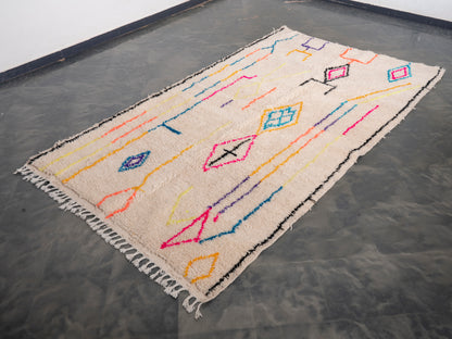 Handmade Amazigh Rug Azilal. FREE SHIPPING