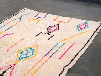 Handmade Amazigh Rug Azilal. FREE SHIPPING