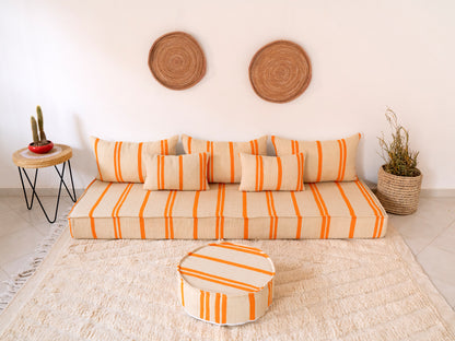 210cm/7ft Handmade Amazigh Azrou Sofa ⵜⴰⴼⵍⴻⵙⵜ