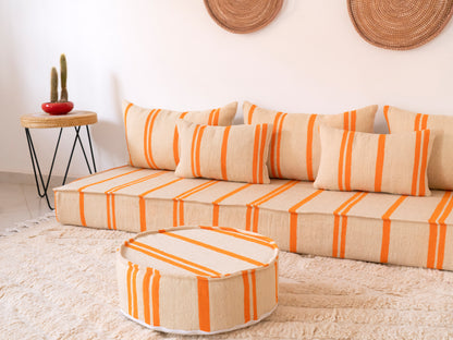 210cm/7ft Handmade Amazigh Azrou Sofa ⵜⴰⴼⵍⴻⵙⵜ