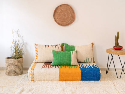120cm/4ft Handmade Amazigh Hanou Sofa ⵜⴰⴼⵍⴻⵙⵜ