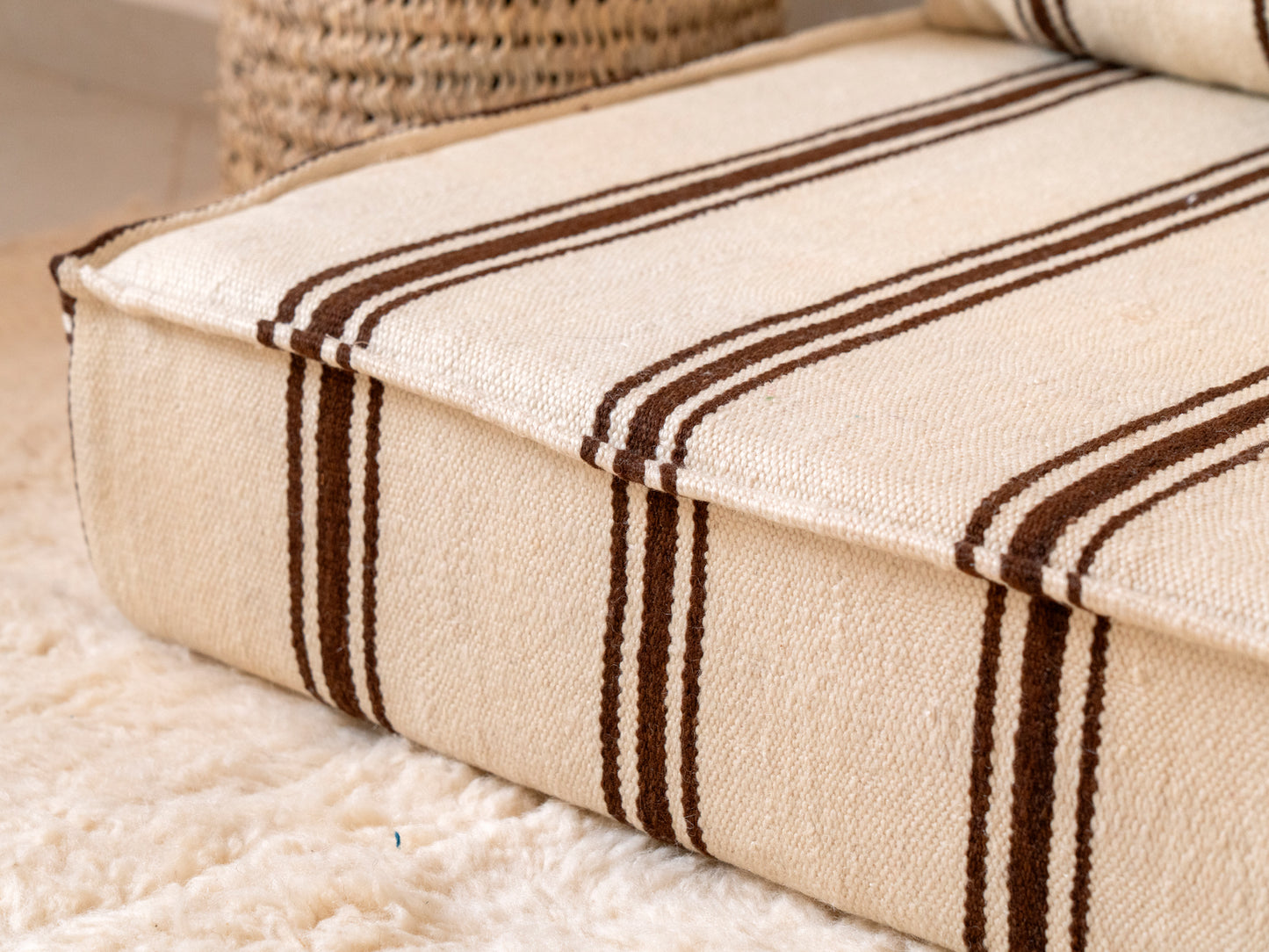 210cm/7ft Handmade Amazigh Lalla Sofa ⵜⴰⴼⵍⴻⵙⵜ