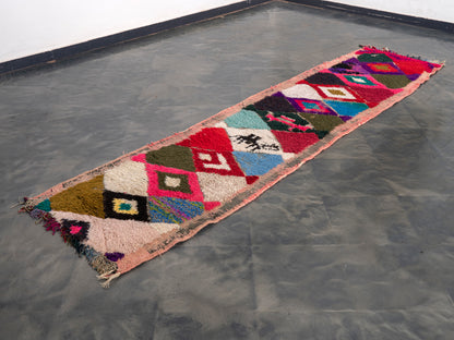 Handmade Amazigh runner Ouzoud. FREE SHIPPING