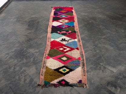Handmade Amazigh runner Ouzoud. FREE SHIPPING