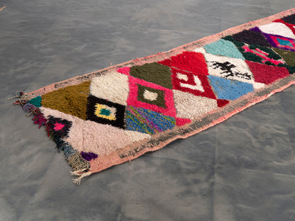 Handmade Amazigh runner Ouzoud. FREE SHIPPING