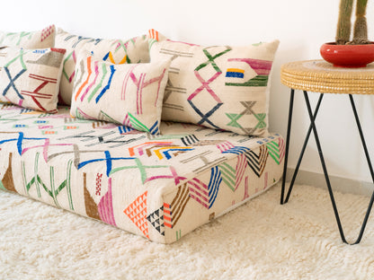 180cm/6ft Handmade Amazigh Amoud Sofa ⵜⴰⴼⵍⴻⵙⵜ