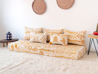 180cm/6ft Handmade Amazigh Tamzgha Sofa ⵜⴰⴼⵍⴻⵙⵜ