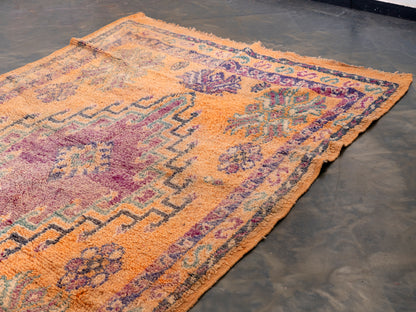 5x8 ft Handmade Vintage Amazigh Rug Itto ⵢⴰⵣ. FREE SHIPPING