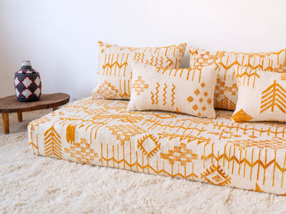 180cm/6ft Handmade Amazigh Tamzgha Sofa ⵜⴰⴼⵍⴻⵙⵜ