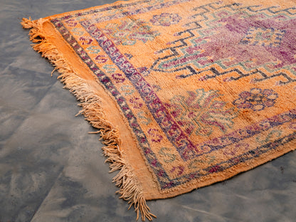 5x8 ft Handmade Vintage Amazigh Rug Itto ⵢⴰⵣ. FREE SHIPPING