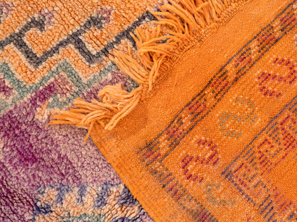 5x8 ft Handmade Vintage Amazigh Rug Itto ⵢⴰⵣ. FREE SHIPPING