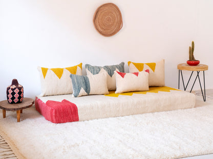 180cm/6ft Handmade Amazigh Amlou Sofa ⵜⴰⴼⵍⴻⵙⵜ