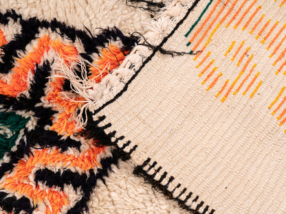 5X9 Handmade Vintage Amazigh Rug Fes ⵢⴰⵣ. FREE SHIPPING