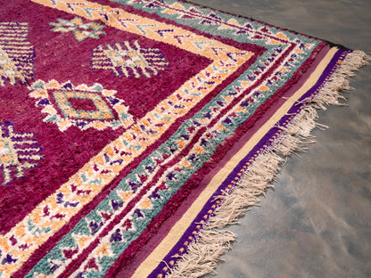 6x10 ft Large Handmade Amazigh Vintage Rug Ines ⵜⴰⴼⵍⴻⵙⵜ. FREE SHIPPING