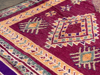 6x10 ft Large Handmade Amazigh Vintage Rug Ines ⵜⴰⴼⵍⴻⵙⵜ. FREE SHIPPING