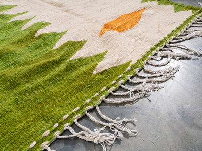 5x8 ft Handmade Amazigh Kilim Rug ⵜⵓⴷⴻⵔⵜ. FREE SHIPPING
