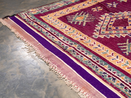 6x10 ft Large Handmade Amazigh Vintage Rug Ines ⵜⴰⴼⵍⴻⵙⵜ. FREE SHIPPING