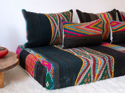 180cm/6ft Handmade Amazigh Sahara Sofa ⵜⴰⴼⵍⴻⵙⵜ