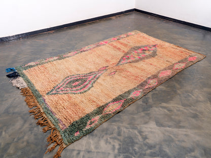 5x8 ft Handmade Vintage Amazigh Rug Anissa ⵢⴰⵣ. FREE SHIPPING