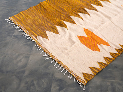 5x8 ft Handmade Amazigh Kilim Rug ⴰⵏⵉⵔ. FREE SHIPPING