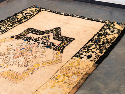 7x10 ft Large Handmade Amazigh Vintage Rug Akchour ⵜⴰⴼⵍⴻⵙⵜ. FREE SHIPPING