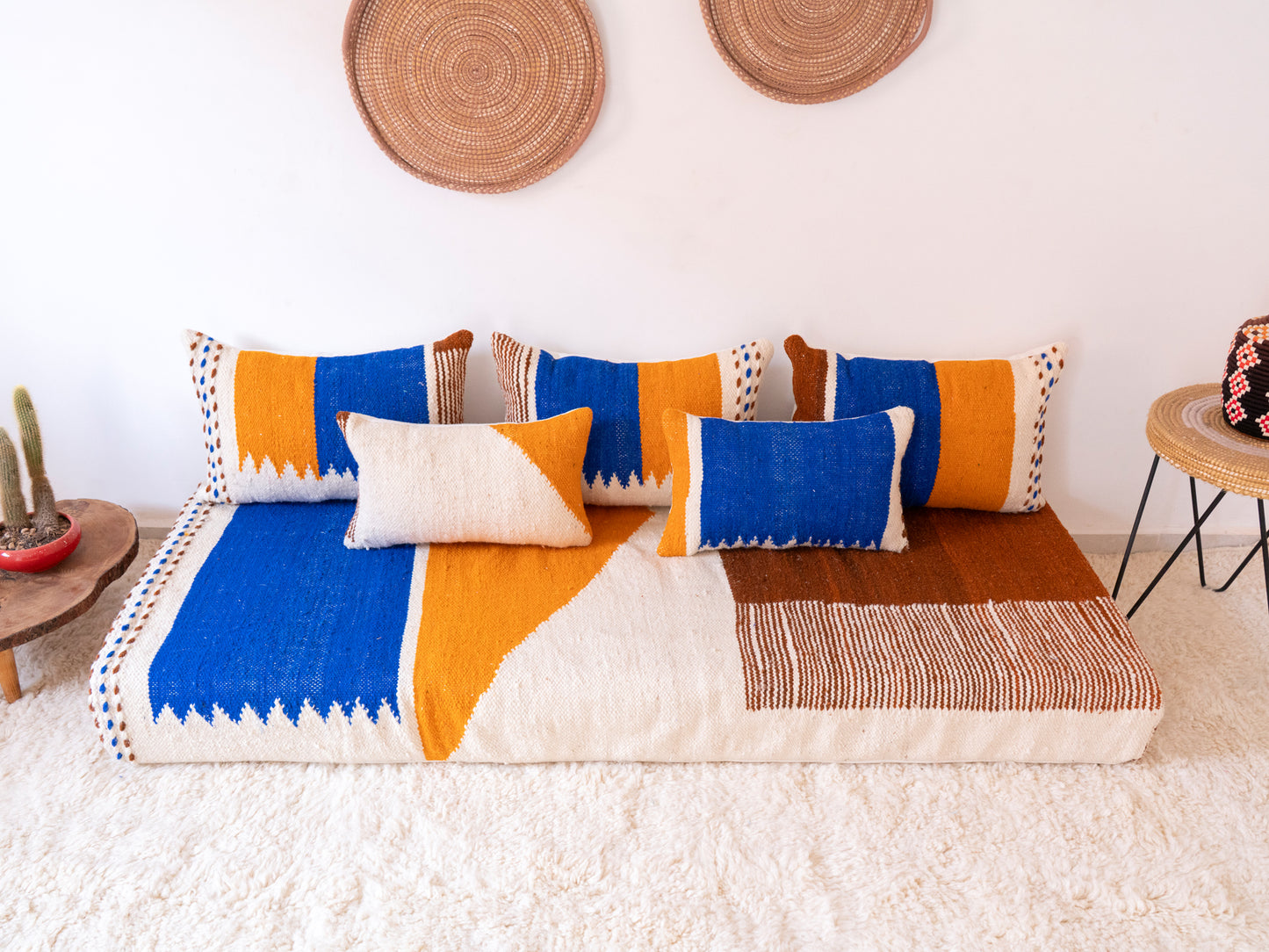 180cm/6ft Handmade Amazigh Zayan Sofa ⵜⴰⴼⵍⴻⵙⵜ