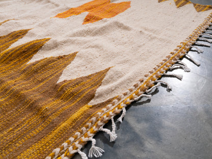 5x8 ft Handmade Amazigh Kilim Rug ⴰⵏⵉⵔ. FREE SHIPPING