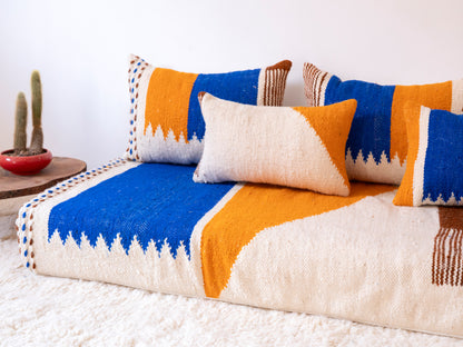 180cm/6ft Handmade Amazigh Zayan Sofa ⵜⴰⴼⵍⴻⵙⵜ