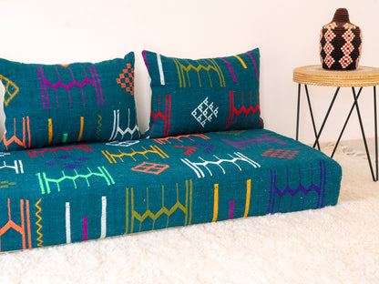 180cm/6ft Handmade Amazigh Imazighen Sofa ⵜⴰⴼⵍⴻⵙⵜ
