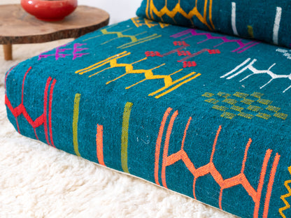 180cm/6ft Handmade Amazigh Imazighen Sofa ⵜⴰⴼⵍⴻⵙⵜ