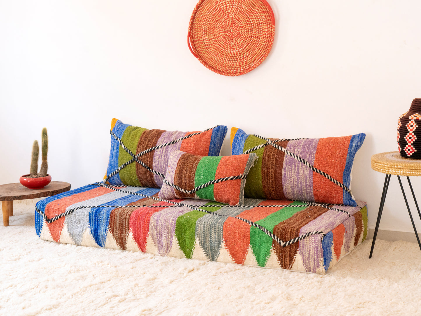 150cm/5ft Handmade Amazigh Anir Sofa ⵜⴰⴼⵍⴻⵙⵜ