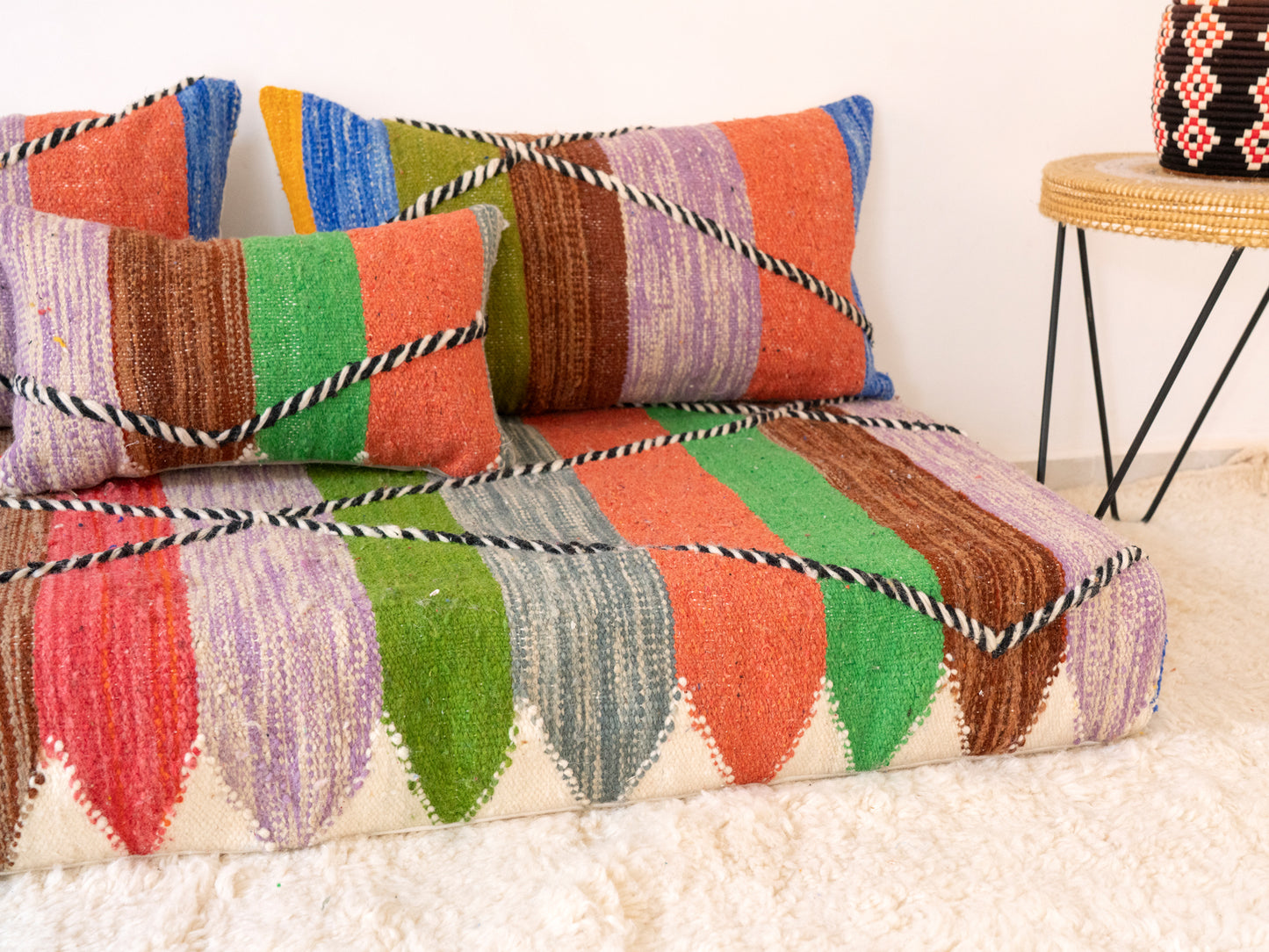 150cm/5ft Handmade Amazigh Anir Sofa ⵜⴰⴼⵍⴻⵙⵜ