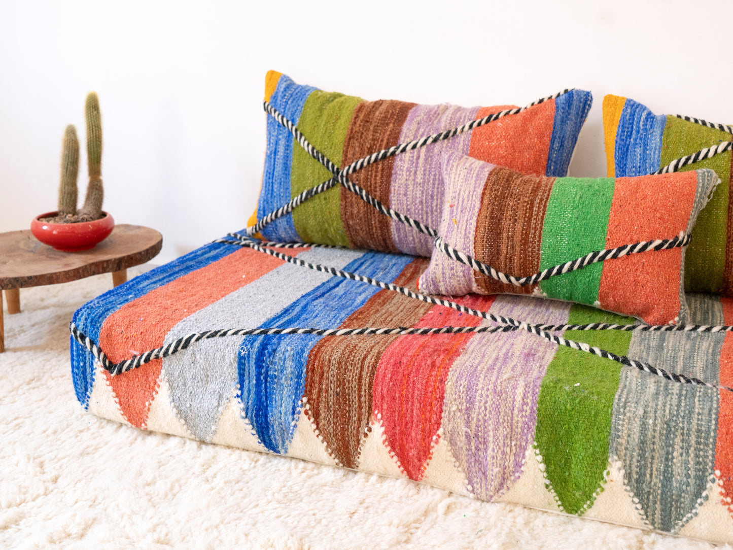150cm/5ft Handmade Amazigh Anir Sofa ⵜⴰⴼⵍⴻⵙⵜ