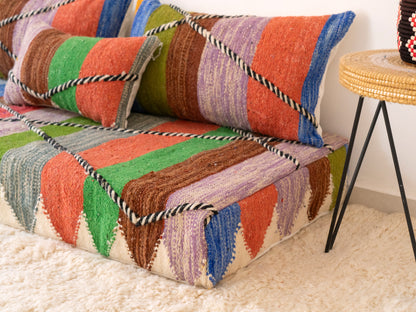 150cm/5ft Handmade Amazigh Anir Sofa ⵜⴰⴼⵍⴻⵙⵜ