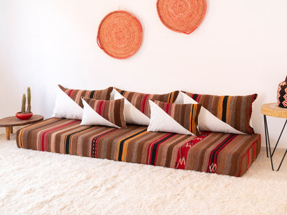 210cm/7ft Handmade Amazigh Afus Sofa ⵜⴰⴼⵍⴻⵙⵜ