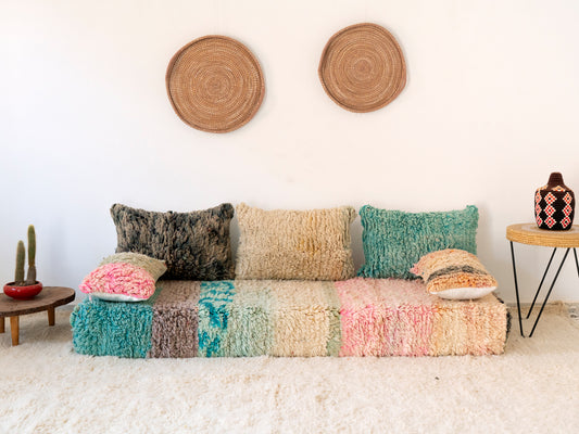 180cm/6ft Handmade Amazigh Titrit Sofa ⵜⴰⴼⵍⴻⵙⵜ