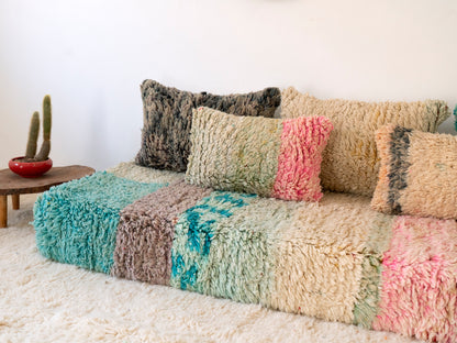 180cm/6ft Handmade Amazigh Titrit Sofa ⵜⴰⴼⵍⴻⵙⵜ