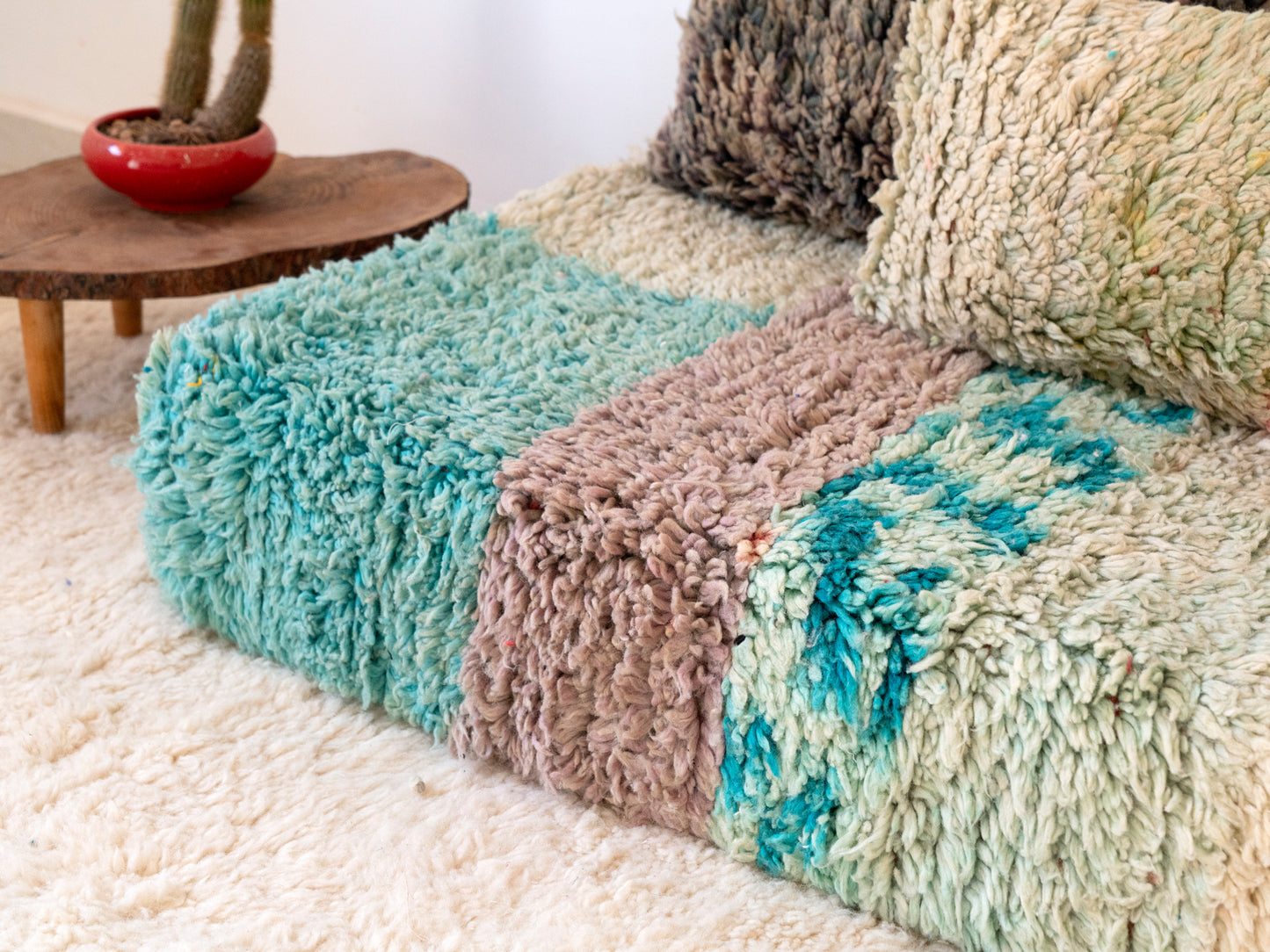 180cm/6ft Handmade Amazigh Titrit Sofa ⵜⴰⴼⵍⴻⵙⵜ