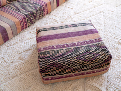 6ft Handmade Amazigh Vintage Sofa Azrou ⴰⵓⵔⵉⵏⵊ. FREE SHIPPING