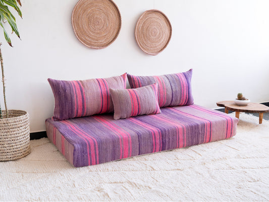 5ft Handmade Amazigh Sofa Taghazout ⵜⴰⴼⵍⴻⵙⵜ. FREE SHIPPING