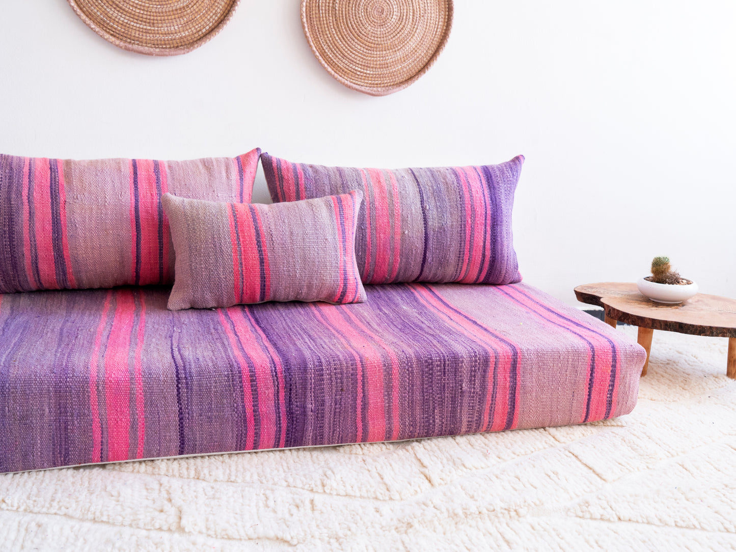 5ft Handmade Amazigh Sofa Taghazout ⵜⴰⴼⵍⴻⵙⵜ. FREE SHIPPING