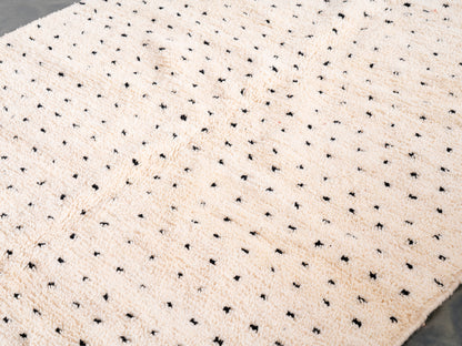 5x8 ft Handmade Rug Amazigh Beni Ourain ⴰⵏⵉⵔ. FREE SHIPPING