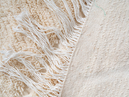 5x7 ft Handmade Rug Amazigh Beni Ourain ⵜⵉⵜⵔⵉⵜ. FREE SHIPPING