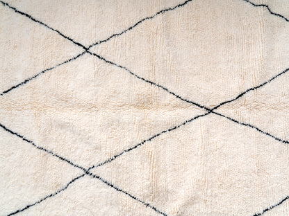 5x7 ft Handmade Rug Amazigh Beni Ourain ⵜⵓⴷⴻⵔⵜ. FREE SHIPPING