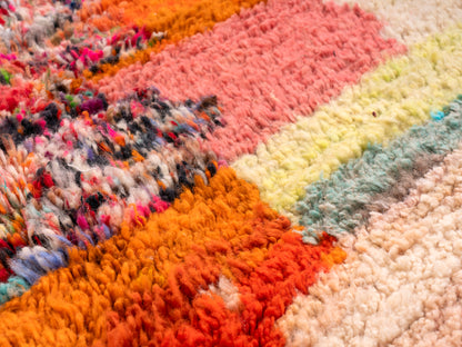 6x8 ft Handmade Amazigh Rug Boujaad Illi ⵉⵍⵍⵉ. FREE SHIPPING