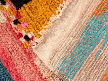 6x8 ft Handmade Amazigh Rug Boujaad Illi ⵉⵍⵍⵉ. FREE SHIPPING