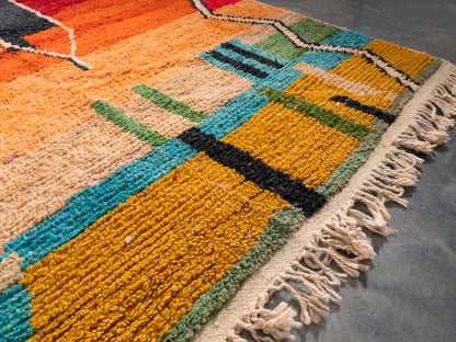6x10 ft Handmade Amazigh Rug Boujaad Zina ⵣⵉⵏⴰ. FREE SHIPPING