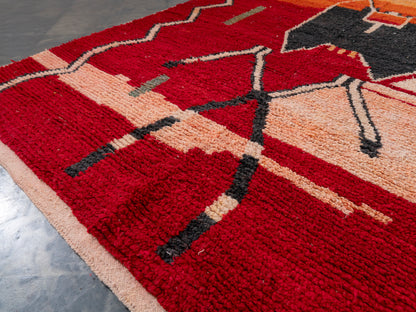 6x10 ft Handmade Amazigh Rug Boujaad Zina ⵣⵉⵏⴰ. FREE SHIPPING