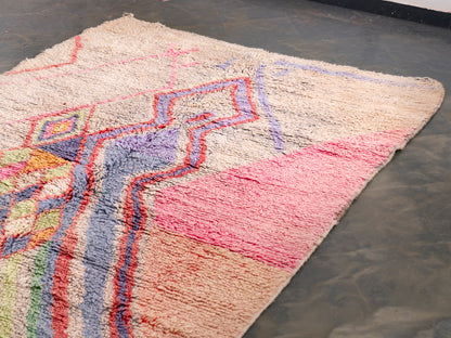 5x8 ft Handmade Amazigh Rug Boujaad Yaz ⵢⴰⵣ. FREE SHIPPING