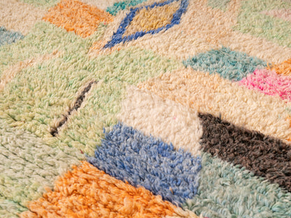 5x8 ft Handmade Amazigh Rug Boujaad Anas ⵢⴰⵣ. FREE SHIPPING